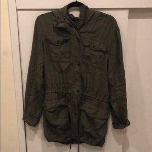 Abercrombie & Fitch Hooded Army Jacket